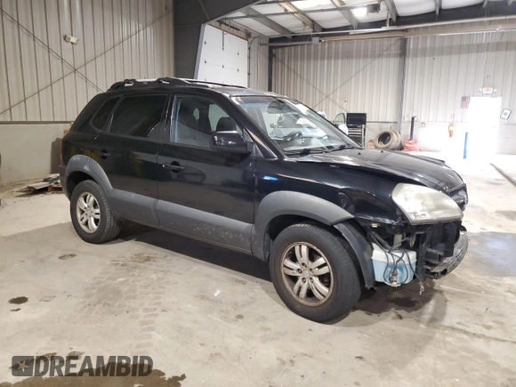 2008 Hyundai Tucson SE with VIN KM8JN72D88U807705, listed as a Copart auction lot 77490174 with 89,117 mi miles and Salvage Title. Bid and sale history available at carsss.com. Image 4.