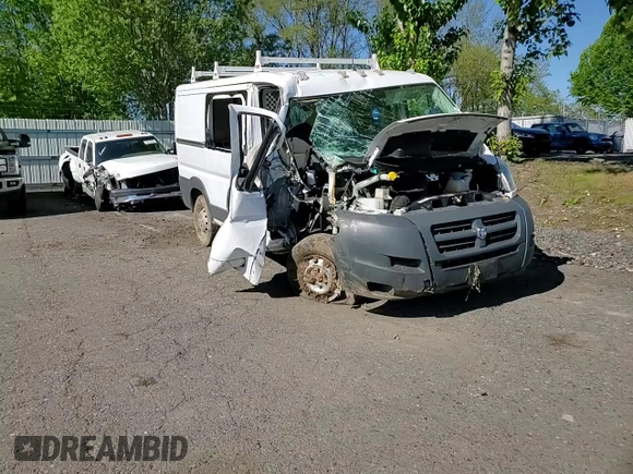 2017 Ram ProMaster Cargo with VIN 3C6TRVNG0HE502815, listed as a Copart auction lot 53471934 with Not Provided miles and Salvage Title. Bid and sale history available at carsss.com. Image 12.