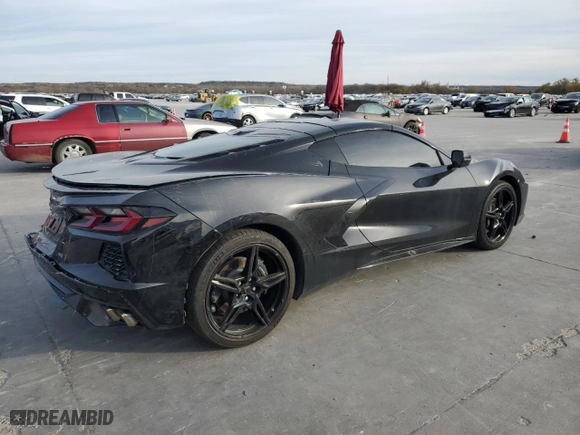2023 Chevrolet Corvette 2LT with VIN 1G1YB2D43P5107068, listed as a Copart auction lot 84050114 with NaN miles and Clean Title. Bid and sale history available at carsss.com. Image 3.