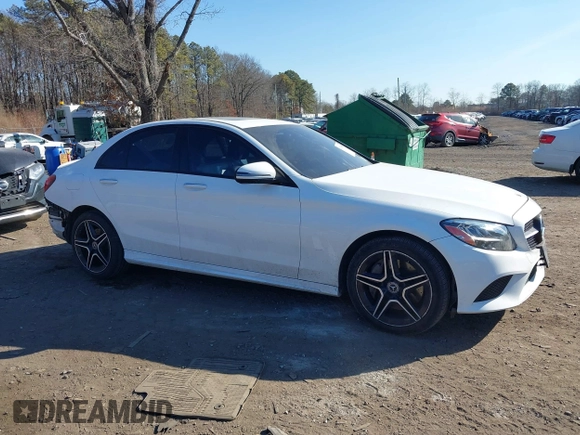 2019 Mercedes-Benz C 300 with VIN WDDWF8EB9KR514368, listed as a IAAI auction lot 41706039 with 71,315 mi miles and . Bid and sale history available at carsss.com. Image 13.