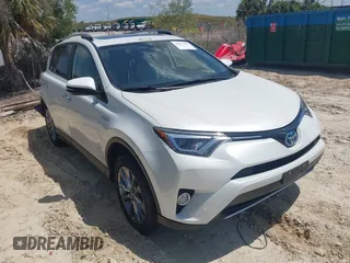 2017 Toyota RAV4 Hybrid Limited with VIN JTMDJREV5HD083405, listed as a IAAI auction lot 42027535 with 71,782 mi miles. Bid and sale history available at carsss.com. Image 1.