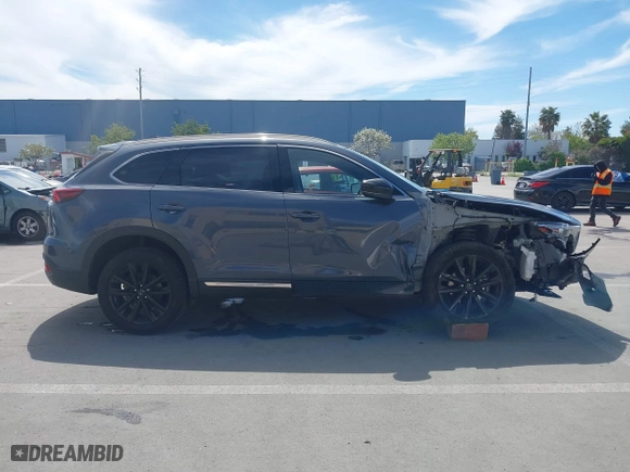 2021 Mazda CX-9 Grand Touring with VIN JM3TCBDY0M0503640, listed as a IAAI auction lot 42015216 with 38,397 mi miles. Bid and sale history available at carsss.com. Image 14.