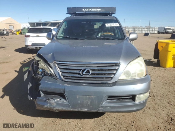 2003 Lexus GX 470 with VIN JTJBT20X830022161, listed as a Copart auction lot 47301415 with 190,023 mi miles and Salvage Title. Bid and sale history available at carsss.com. Image 5.