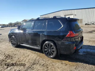 2017 Lexus LX with VIN JTJHY7AX9H4248149, listed as a Copart auction lot 81239614 with 109,190 mi miles and Salvage Title. Bid and sale history available at carsss.com. Image 2.