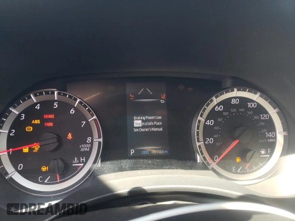 2022 Toyota Highlander LE with VIN 5TDZZRAH5NS556038, listed as a Copart auction lot 51363885 with 46,786 mi miles and Salvage title. Bid and sale history available at DreamBid. Image 9.