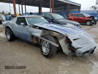1979 Chevrolet Corvette with VIN 1Z8789S417643, listed as a Copart auction lot 79934384 with 48,973 mi miles and Salvage title. Bid and sale history available at DreamBid. Image 4.
