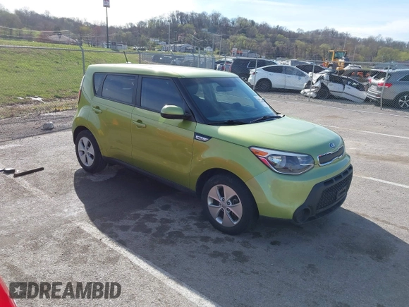 2015 Kia Soul with VIN KNDJN2A26F7765246, listed as a IAAI auction lot 41869048 with 111,657 mi miles. Bid and sale history available at carsss.com. Image 1.