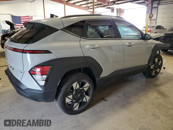 2024 Hyundai Kona SEL with VIN KM8HBCAB9RU087848, listed as a Copart auction lot 67961344 with 5,127 mi miles and Salvage Title. Bid and sale history available at carsss.com. Image 3.