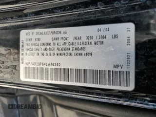 2004 Porsche Cayenne S with VIN WP1AB29P64LA76240, listed as a Copart auction lot 42731905 with 136,605 mi miles and Salvage Title. Bid and sale history available at carsss.com. Image 13.