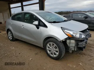 2016 Kia Rio LX with VIN KNADM4A31G6625808, listed as a Copart auction lot 44520085 with 74,402 mi miles and Salvage Title. Bid and sale history available at carsss.com. Image 4.