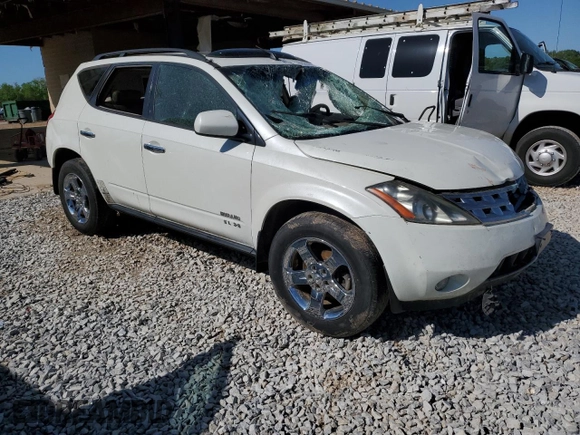 2004 Nissan Murano SL with VIN JN8AZ08T54W210416, listed as a Copart auction lot 52399365 with Not Provided miles and Salvage Title. Bid and sale history available at DreamBid. Image 4.