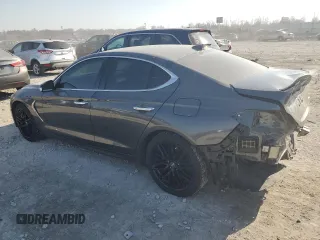 2019 Genesis G70 2.0T Advanced with VIN KMTG34LA5KU030769, listed as a Copart auction lot 48189325 with 100,443 mi miles and Salvage Title. Bid and sale history available at carsss.com. Image 2.
