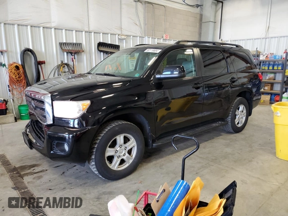 2011 Toyota Sequoia SR5 with VIN 5TDBW5G17BS040661, listed as a Copart auction lot 80119684 with 205,842 mi miles and Clean Title. Bid and sale history available at carsss.com. Image 1.