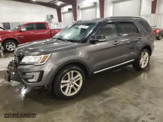 2017 Ford Explorer XLT with VIN 1FM5K8D89HGA18428, listed as a Copart auction lot 47650735 with 130,976 mi miles and Salvage Title. Bid and sale history available at carsss.com. Image 1.