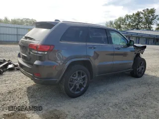 2021 Jeep Grand Cherokee Limited with VIN 1C4RJFBG3MC678473, listed as a Copart auction lot 61011925 with 20,585 mi miles and Salvage title. Bid and sale history available at DreamBid. Image 3.