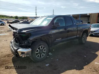 2019 Toyota Tundra SR with VIN 5TFUY5F14KX798164, listed as a Copart auction lot 59385395 with 130,872 mi miles and Salvage title. Bid and sale history available at DreamBid. Image 1.