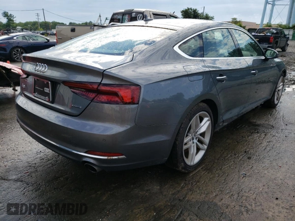 2019 Audi A5 Sportback Premium Plus with VIN WAUBNCF55KA089055, listed as a Copart auction lot 60196283 with 26,989 mi miles. Bid and sale history available at carsss.com. Image 3.