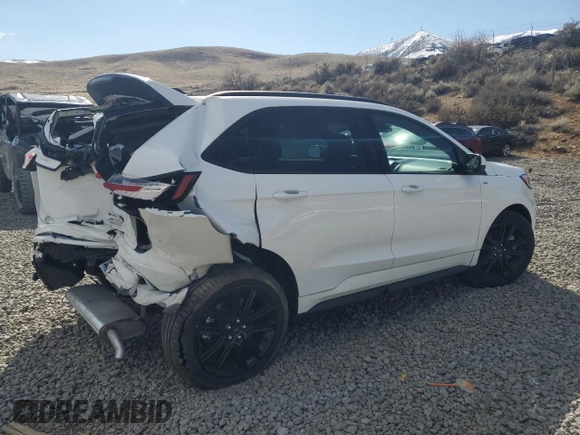 2024 Ford Edge SEL with VIN 2FMPK4J98RBA85335, listed as a Copart auction lot 48215965 with 4,381 mi miles and Salvage Title. Bid and sale history available at carsss.com. Image 3.