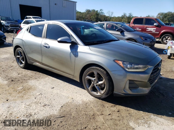 2019 Hyundai Veloster 2.0 with VIN KMHTG6AF1KU017833, listed as a Copart auction lot 82904093 with 69,556 mi miles. Bid and sale history available at carsss.com. Image 4.