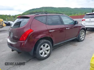 2007 Nissan Murano S with VIN JN8AZ08W47W667541, listed as a IAAI auction lot 42194462 with 240,504 mi miles and . Bid and sale history available at DreamBid. Image 4.