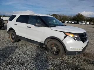 2015 Ford Utility Police Interceptor with VIN 1FM5K8AR8FGC67555, listed as a Copart auction lot 79763124 with 185,224 mi miles and Salvage Title. Bid and sale history available at carsss.com. Image 4.