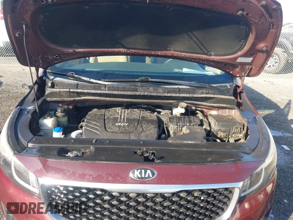 2015 Kia Sedona LX with VIN KNDMB5C14F6059569, listed as a IAAI auction lot 41564739 with 167,275 mi miles. Bid and sale history available at carsss.com. Image 10.