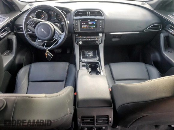 2018 Jaguar F-Pace 25t Premium with VIN SADCJ2FX3JA276263, listed as a Copart auction lot 53951035 with 70,385 mi miles and Salvage Title. Bid and sale history available at DreamBid. Image 8.