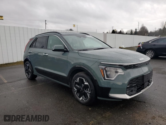 2023 Kia Niro Wave with VIN KNDCT3L18P5032654, listed as a Copart auction lot 43169035 with 15,427 mi miles and Salvage Title. Bid and sale history available at DreamBid. Image 4.