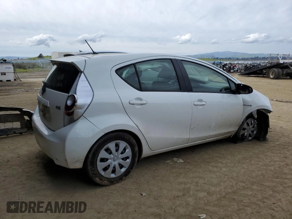 2014 Toyota Prius One with VIN JTDKDTB39E1560851, listed as a Copart auction lot 49844525 with 165,219 mi miles and Salvage Title. Bid and sale history available at DreamBid. Image 3.