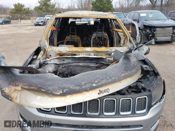 2019 Jeep Compass Limited with VIN 3C4NJCCB3KT675963, listed as a IAAI auction lot 41113330 with 1 mi miles. Bid and sale history available at carsss.com. Image 16.