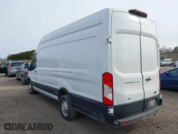 2023 Ford Transit Cargo with VIN 1FTBR3U80PKA70337, listed as a IAAI auction lot 41895248 with 51,430 mi miles and . Bid and sale history available at DreamBid. Image 3.