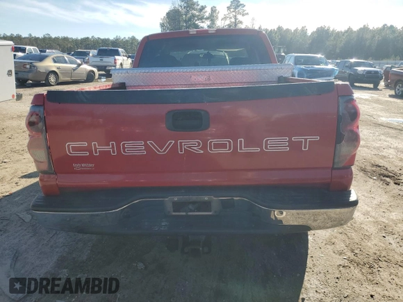 2006 Chevrolet Silverado 1500 Work Truck with VIN 1GCEC19X86Z227654, listed as a Copart auction lot 42624735 with 401,008 mi miles and Salvage Title. Bid and sale history available at carsss.com. Image 6.