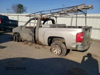 2008 Chevrolet Silverado 1500 Work Truck with VIN 1GCEC14X38Z302268, listed as a Copart auction lot 87200414 with 0 mi miles and Salvage Title. Bid and sale history available at carsss.com. Image 2.