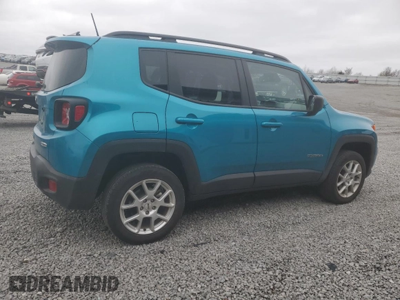 2022 Jeep Renegade Latitude с VIN ZACNJDB16NPN60586, выставлен на аукционе Copart как лот 51366325 с пробегом 37 435 миль миль и Списание • Salvage title. История ставок и продаж доступна на DreamBid. Изображение 3.