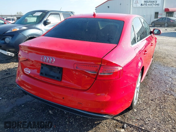2014 Audi A4 Prestige z VIN WAUKFAFL5EN006561, wystawiony jako IAAI lot #42046311 z przebiegiem 158 288 mil mil oraz . Historia ofert i sprzedaży dostępna na DreamBid. Obrazek 4.