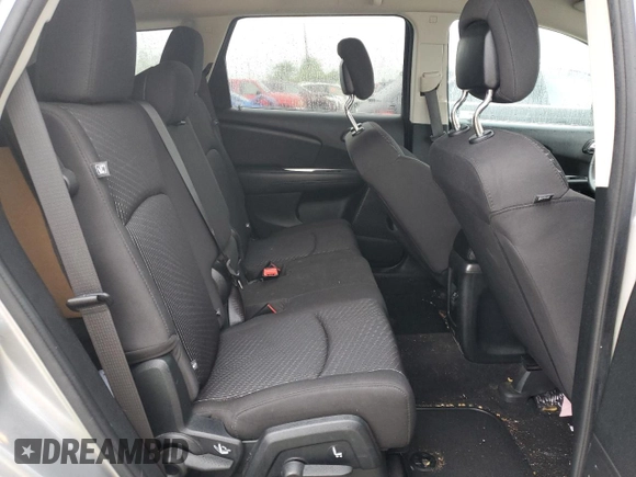 2017 Dodge Journey SXT with VIN 3C4PDCBB0HT545567, listed as a Copart auction lot 57766105 with 56,569 mi miles and Salvage title. Bid and sale history available at DreamBid. Image 11.