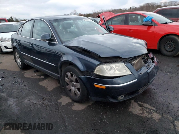 2005 Volkswagen Passat z VIN WVWBD63B95E009335, wystawiony jako Copart lot #43907925 z przebiegiem 189 169 mil mil oraz Nie do naprawy • Non repairable. Historia ofert i sprzedaży dostępna na DreamBid. Obrazek 4.