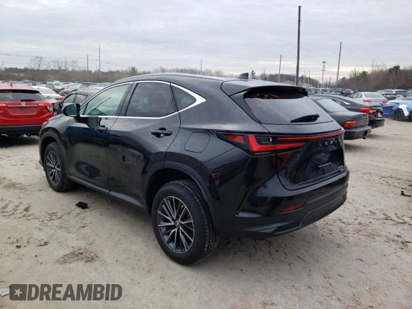 2022 Lexus NX with VIN 2T2AGCEZ5NC012338, listed as a Copart auction lot 72623402 with 1,385 mi miles. Bid and sale history available at carsss.com. Image 2.