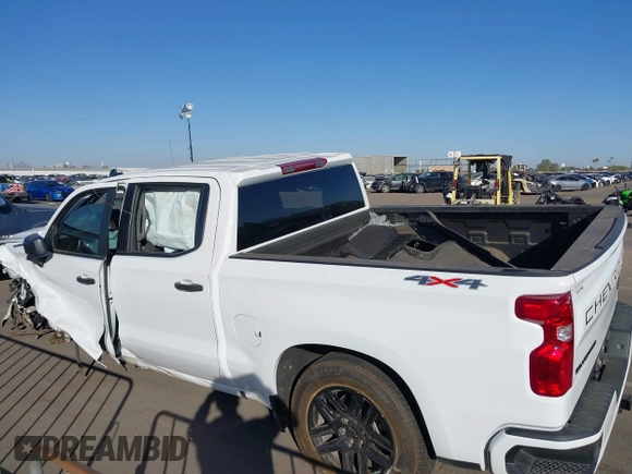 2024 Chevrolet Silverado 1500 Custom with VIN 3GCPDBEK9RG299263, listed as a IAAI auction lot 40818809 with 4,481 mi miles and . Bid and sale history available at DreamBid. Image 13.