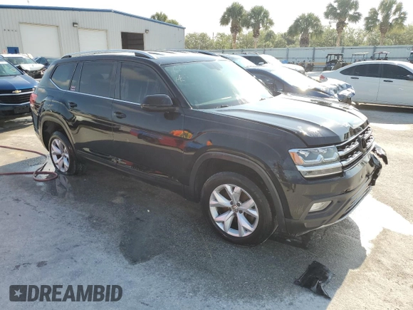 2018 Volkswagen Atlas SE with VIN 1V2CR2CAXJC562263, listed as a Copart auction lot 89131485 with 145,528 mi miles and Non repairable. Bid and sale history available at DreamBid. Image 4.
