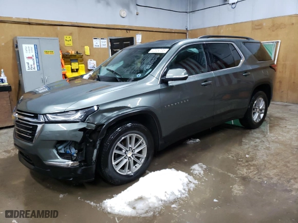 2022 Chevrolet Traverse LT Cloth with VIN 1GNEVGKWXNJ126196, listed as a Copart auction lot 42324735 with 58,415 mi miles and Clean Title. Bid and sale history available at carsss.com. Image 1.