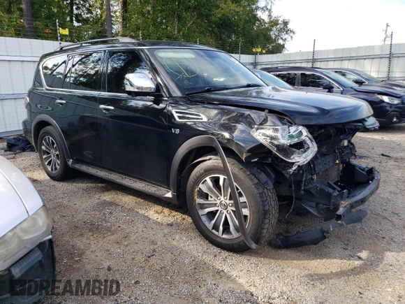 2019 Nissan Armada SL with VIN JN8AY2ND8K9092109, listed as a Copart auction lot 69060073 with 91,569 mi miles. Bid and sale history available at carsss.com. Image 4.
