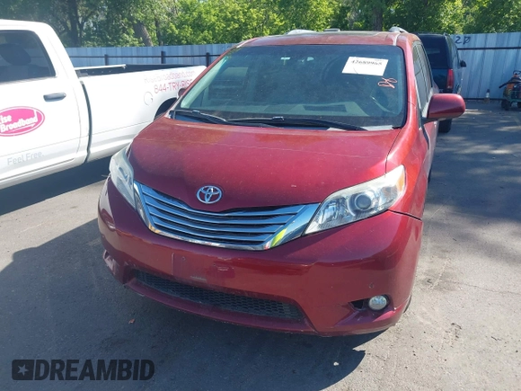 2011 Toyota Sienna XLE with VIN 5TDDK3DC8BS007764, listed as a IAAI auction lot 42689965 with 254,252 mi miles and . Bid and sale history available at DreamBid. Image 6.