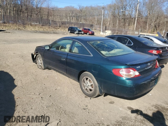 2002 Toyota Solara SE with VIN 2T1CE22PX2C001928, listed as a Copart auction lot 49954755 with 216,168 mi miles and Salvage Title. Bid and sale history available at carsss.com. Image 2.