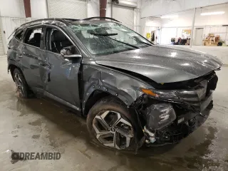 2022 Hyundai Tucson Limited with VIN 5NMJECAE1NH020573, listed as a Copart auction lot 53182945 with 108,289 mi miles and Salvage Title. Bid and sale history available at carsss.com. Image 4.