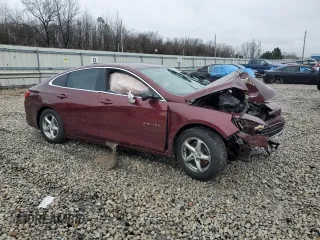 2016 Chevrolet Malibu LS with VIN 1G1ZB5ST8GF189549, listed as a Copart auction lot 43314015 with Not Provided miles and Salvage Title. Bid and sale history available at carsss.com. Image 4.