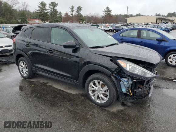 2019 Hyundai Tucson SE with VIN KM8J2CA45KU847041, listed as a Copart auction lot 52136855 with 75,210 mi miles and Salvage Title. Bid and sale history available at carsss.com. Image 4.