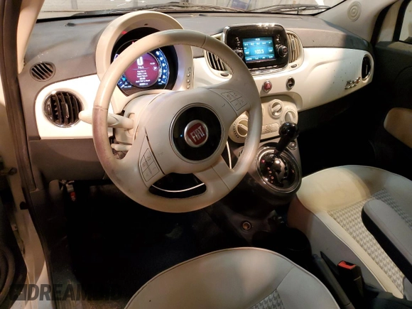 2017 FIAT 500 Pop with VIN 3C3CFFLR6HT661740, listed as a Copart auction lot 46289475 with 63,864 mi miles and Salvage title. Bid and sale history available at DreamBid. Image 8.