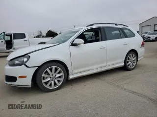 2014 Volkswagen Jetta SportWagen TDI w/Sunroof & Nav with VIN 3VWPL7AJ3EM618727, listed as a Copart auction lot 48531305 with 136,930 mi miles and Salvage Title. Bid and sale history available at carsss.com. Image 1.
