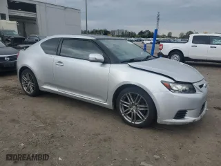 2013 Scion tC with VIN JTKJF5C79D3063104, listed as a Copart auction lot 52823475 with 107,358 mi miles and Salvage Title. Bid and sale history available at carsss.com. Image 4.
